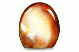 Free-Standing, Polished Carnelian Agate - Madagascar #283481-1